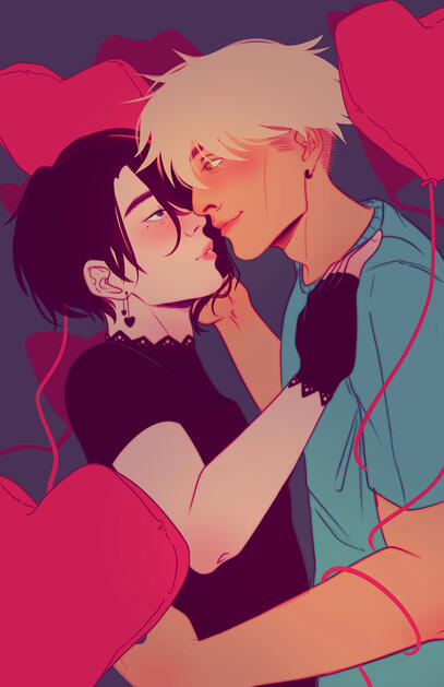 Valentine's – Half-Body, Flat Colors Valentine's – Half-Body, Flat Colors