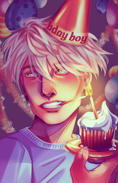 Nico's Bday – Bust, Full Render Nico's Bday – Bust, Full Render
