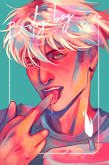B-Day Boy – Bust, Full Render