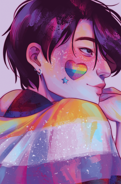 Pride Dazai – Bust, Full Render